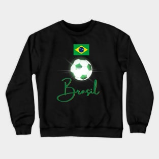 Brazil Soccer Lover Crewneck Sweatshirt